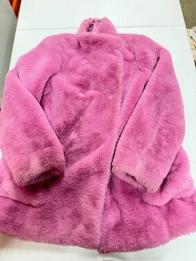 J.Crew Crewcuts Everyday Girls Pink Faux Fur Teddy Coat Jacket Size 16 XL
B320